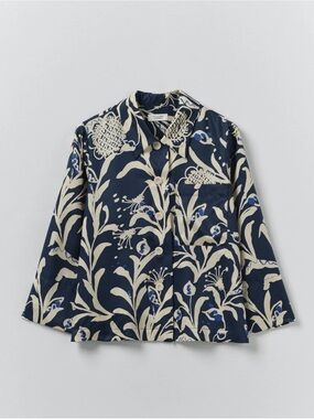 TOAST UK Floral Print Jacket/Blouse - size US 8